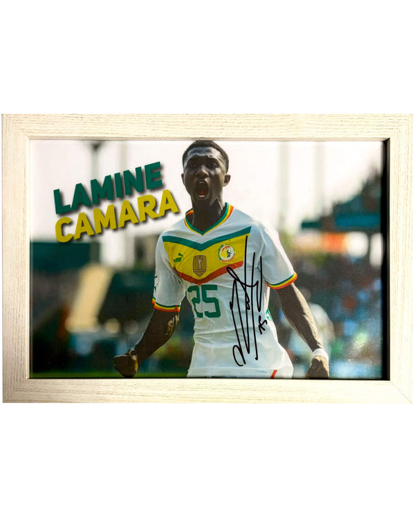 Lamine Camara - Gesigneerde Senegal foto 30x21