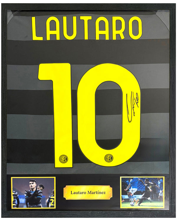 Lautaro Martínez - Gesigneerd Internazionale derde shirt 20/21
