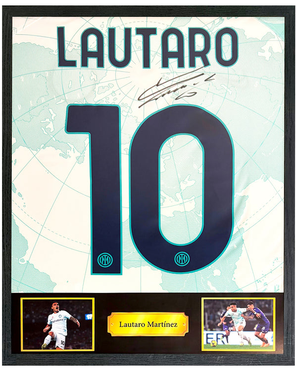 Lautaro Martínez - Gesigneerd Internazionale uitshirt 22/23