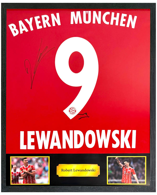 Robert Lewandowski - Gesigneerd Bayern München thuisshirt 17/18