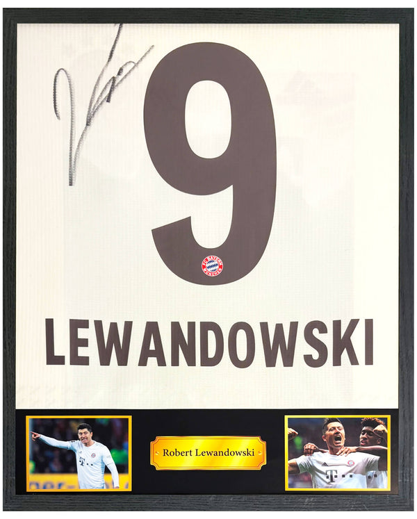 Robert Lewandowski - Gesigneerd Bayern München uitshirt 19/20 (spelersversie)