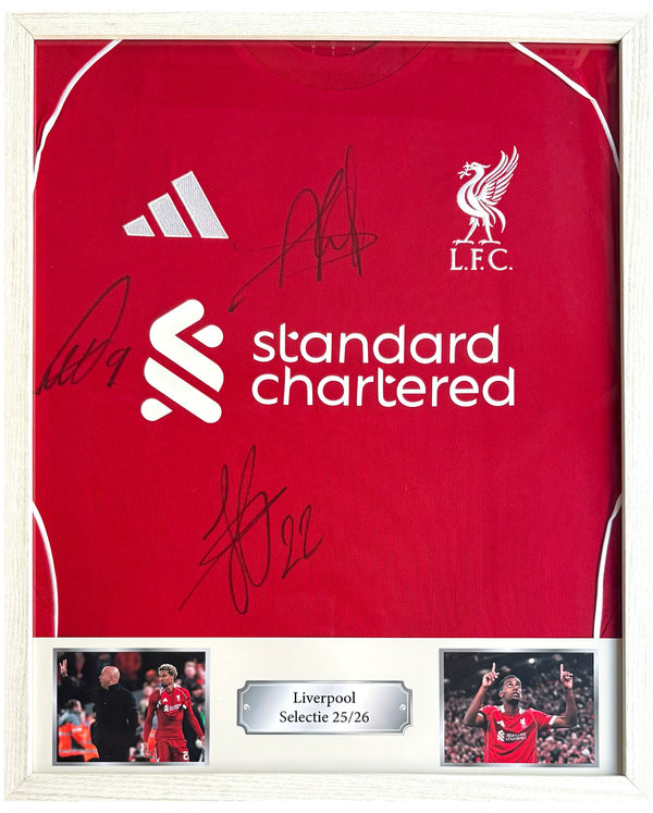 Selectie - Gesigneerd Liverpool thuisshirt 25/26