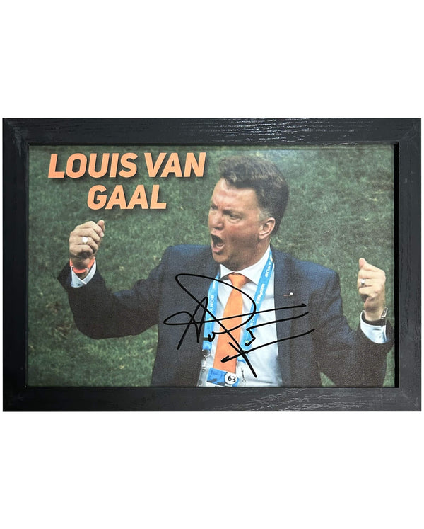 Louis van Gaal - Gesigneerde foto - 30x21