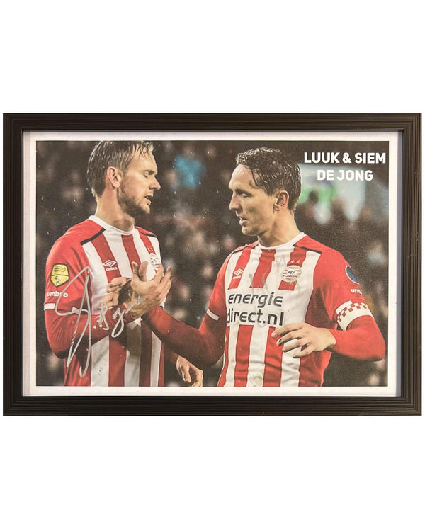 Luuk de Jong & Siem de Jong - Gesigneerde foto - 30x21