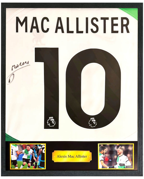 Alexis Mac Allister - Gesigneerd Liverpool uitshirt 23/24