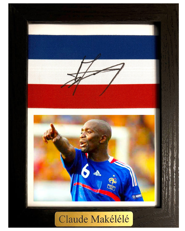Claude Makélélé - Gesigneerde Frankrijk aanvoerdersband