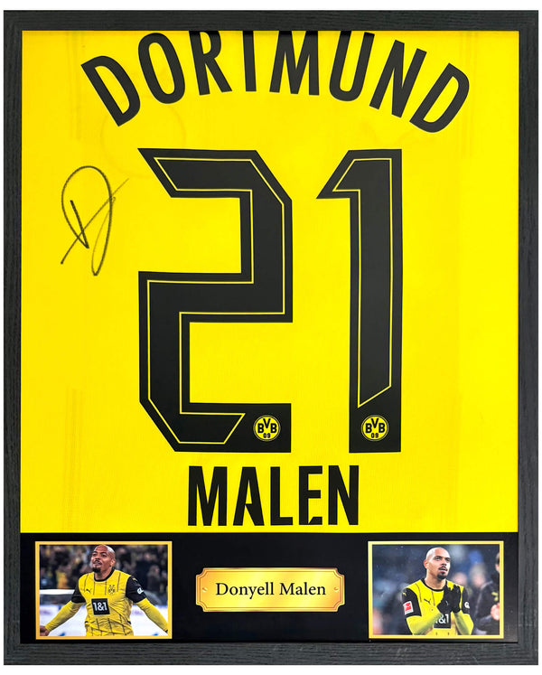 Donyell Malen - Gesigneerd Borussia Dortmund thuisshirt 24/25