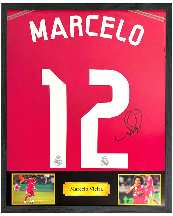 Marcelo - Gesigneerd Real Madrid uitshirt 14/15