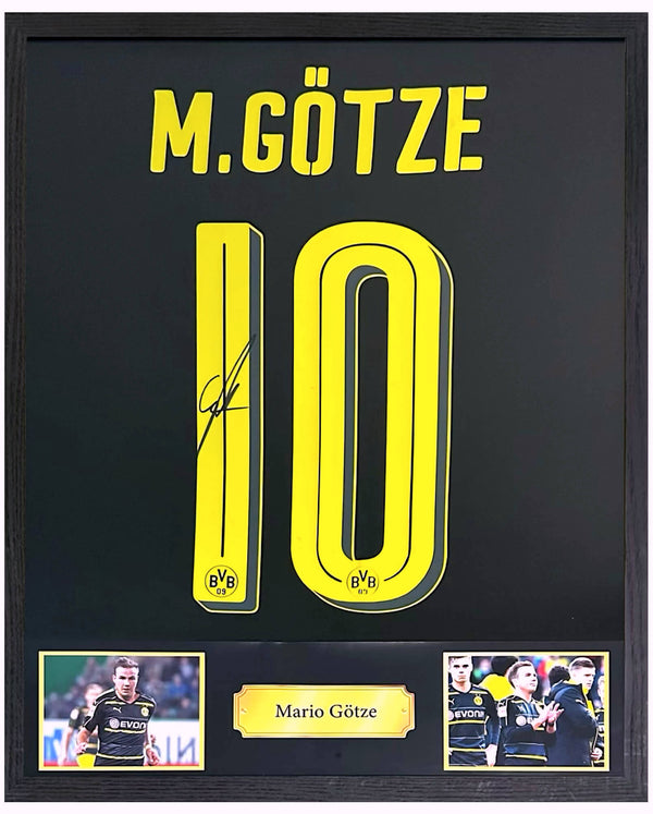 Mario Götze - Gesigneerd Borussia Dortmund uitshirt 16/17