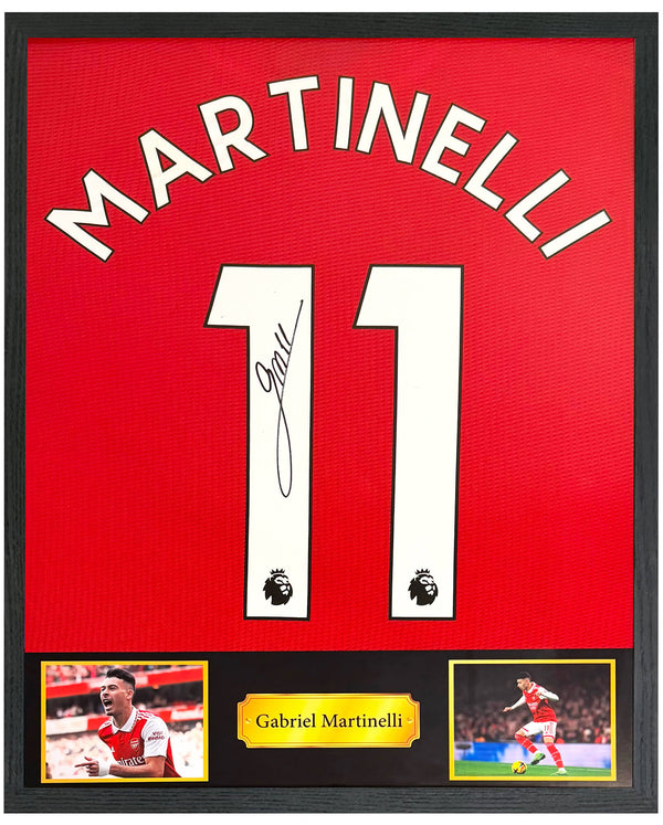 Gabriel Martinelli - Gesigneerd Arsenal thuisshirt 22/23
