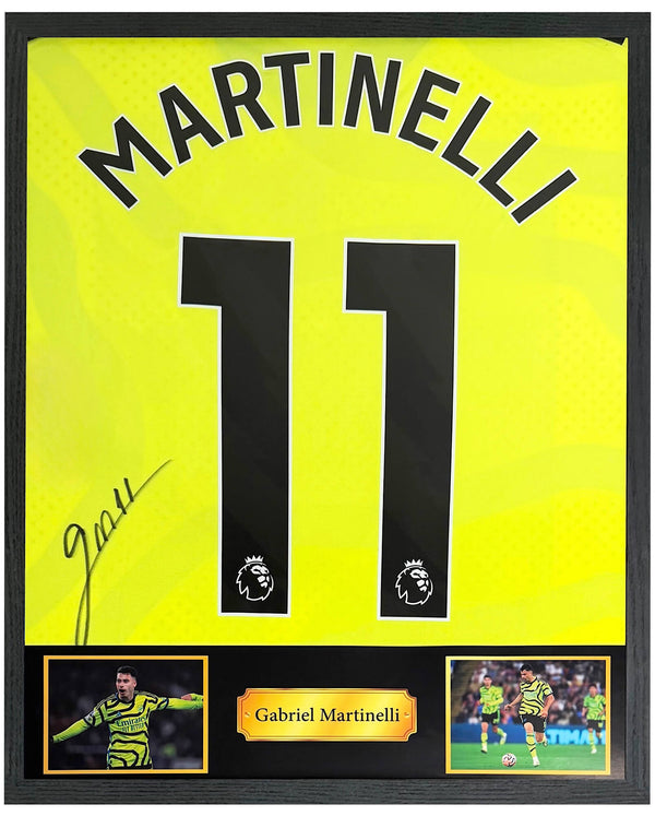 Gabriel Martinelli - Gesigneerd Arsenal uitshirt 23/24