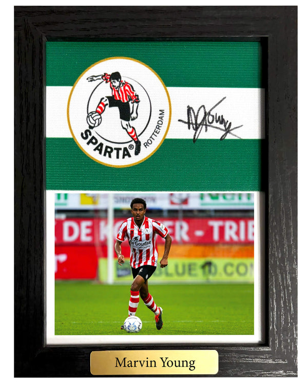 Marvin Young - Gesigneerde Sparta Rotterdam aanvoerdersband