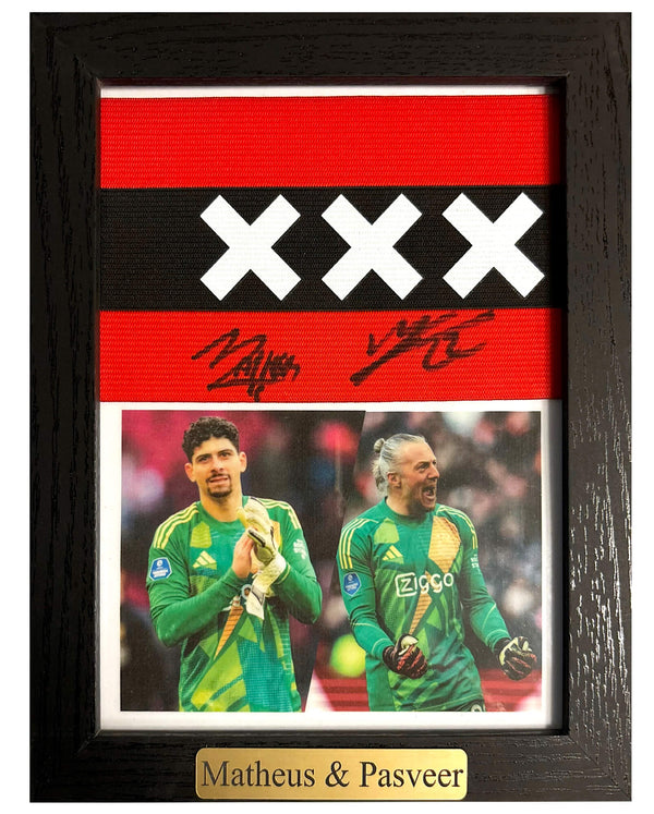 Matheus Magalhães & Remko Pasveer - Gesigneerde Ajax aanvoerdersband