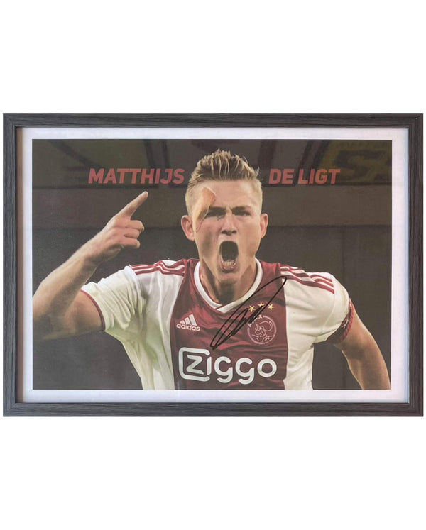 Matthijs de Ligt - Gesigneerde foto - 30x21