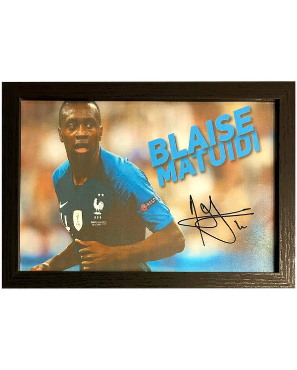 Blaise Matuidi - Gesigneerde Frankrijk foto - 30x21