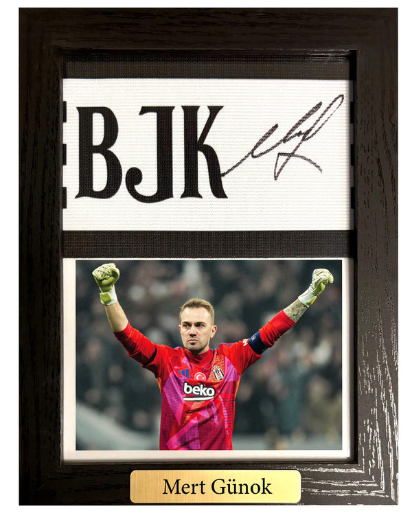 Mert Günok - Gesigneerde Beşiktaş aanvoerdersband