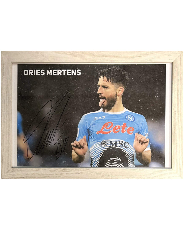 Dries Mertens - Gesigneerde SSC Napoli foto - 30x21