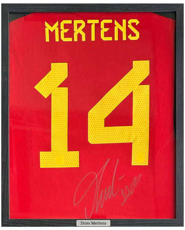 Dries Mertens - Signed Belgium home shirt 22/23