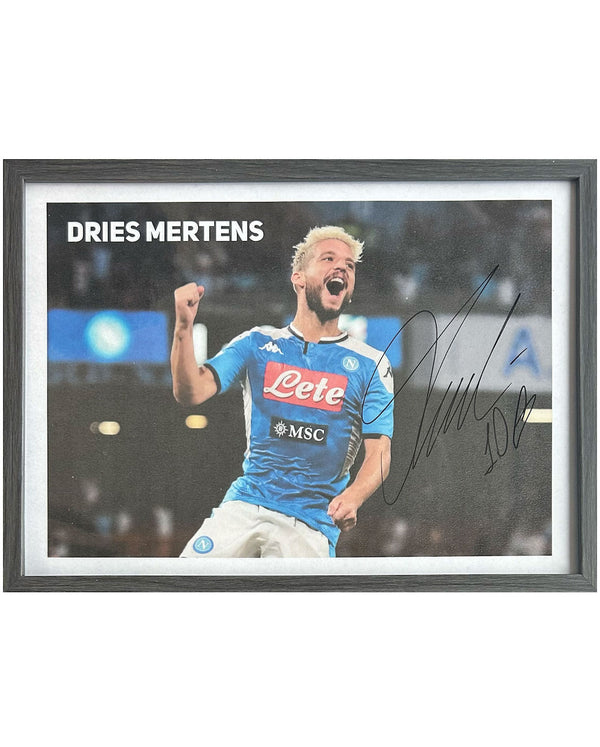 Dries Mertens - Signed photo - 30x21