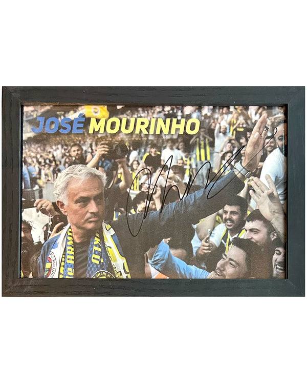 José Mourinho - Gesigneerde Fenerbahçe foto - 30x21