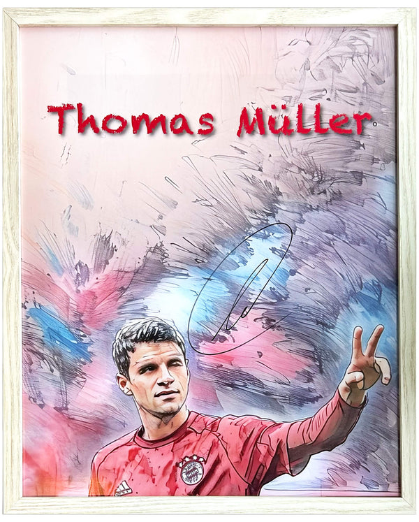 Thomas Müller - Gesigneerde digitale tekening - 40x50