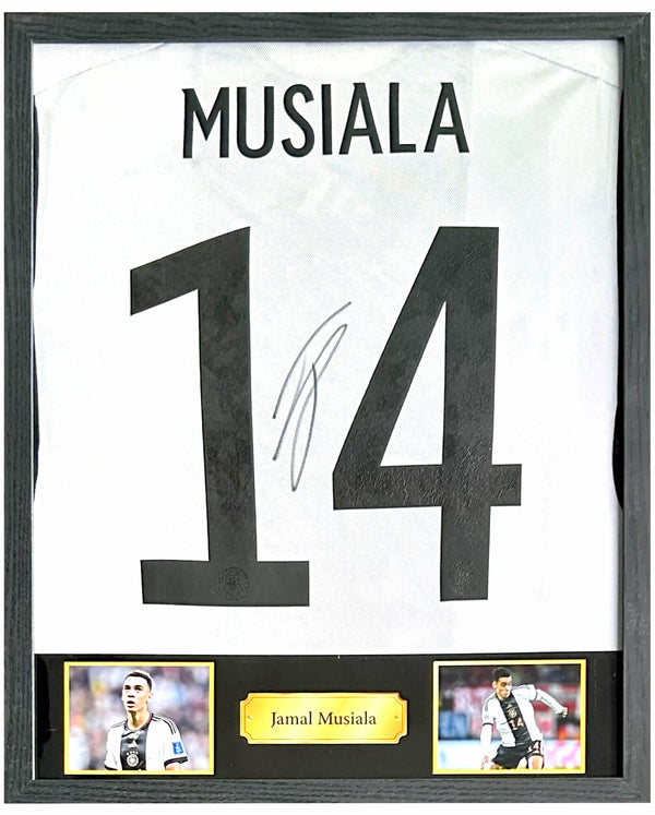 Jamal Musiala - Gesigneerd Duitsland thuisshirt 22/23