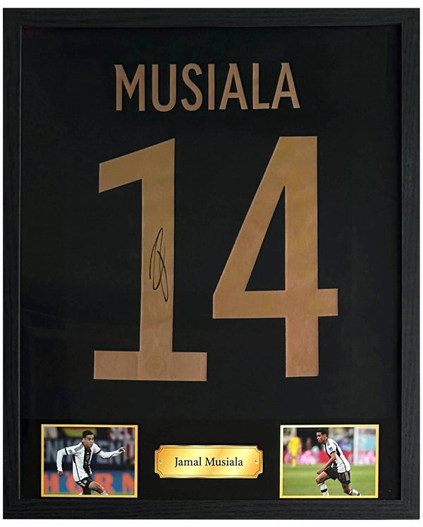 Jamal Musiala - Gesigneerd Duitsland uitshirt 22/23