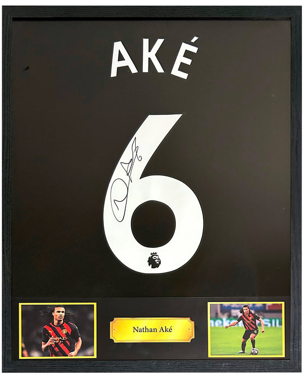 Nathan Aké - Gesigneerd Manchester City uitshirt 22/23