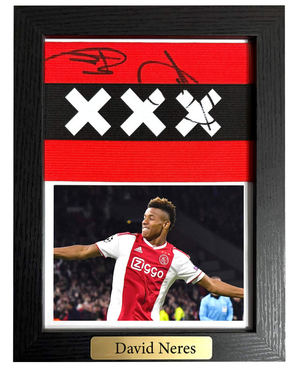 David Neres - Gesigneerde Ajax aanvoerdersband