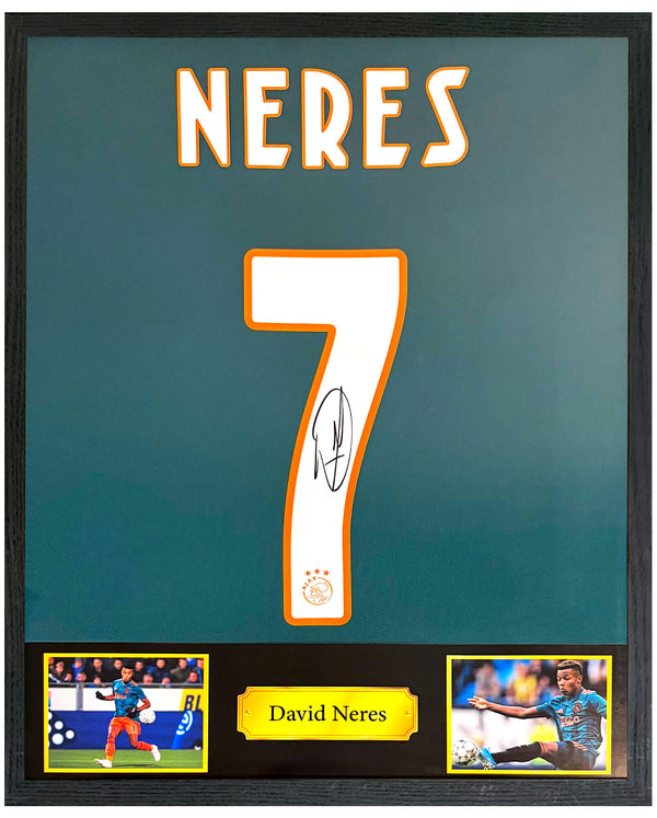 David Neres - Gesigneerd Ajax uitshirt 19/20
