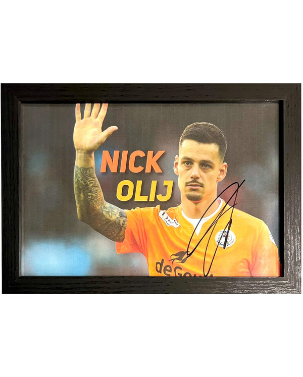 Nick Olij - Gesigneerde Sparta Rotterdam foto - 30x21