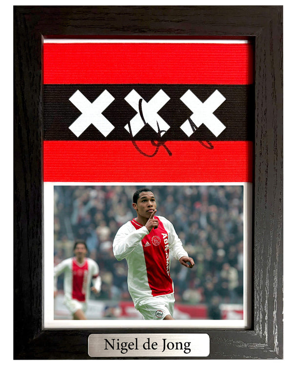 Nigel de Jong - Gesigneerde Ajax aanvoerdersband