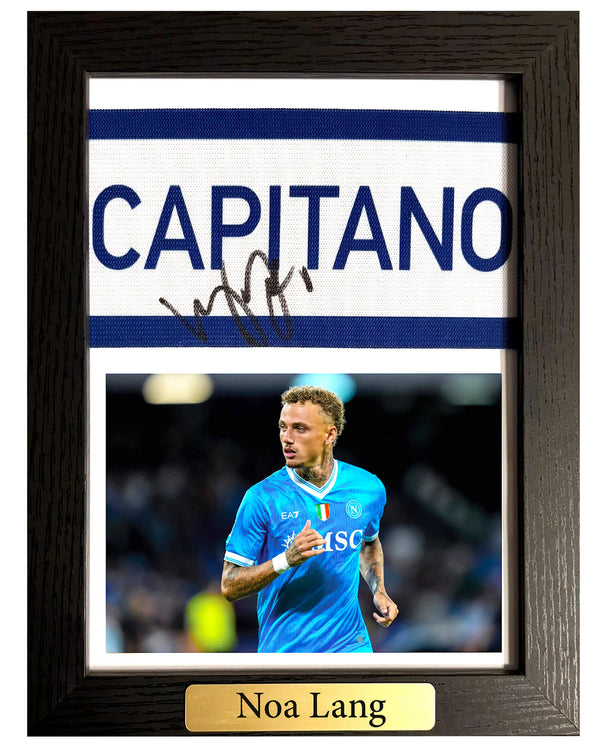 Noa Lang - Gesigneerde Serie A aanvoerdersband