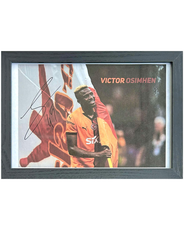 Victor Osimhen - Gesigneerde foto - 30x21