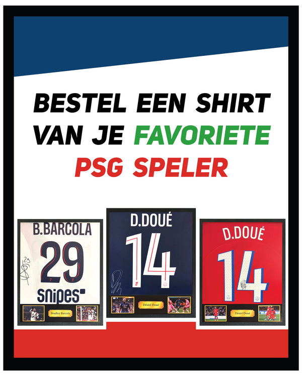 OP BESTELLING: Paris Saint-Germain - Gesigneerd 25/26 shirt naar keuze