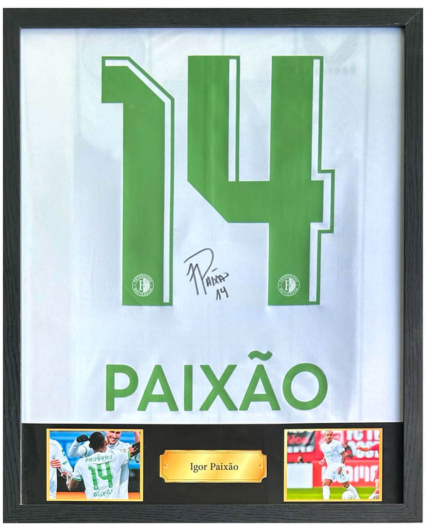 Igor Paixão - Gesigneerd Feyenoord derde shirt