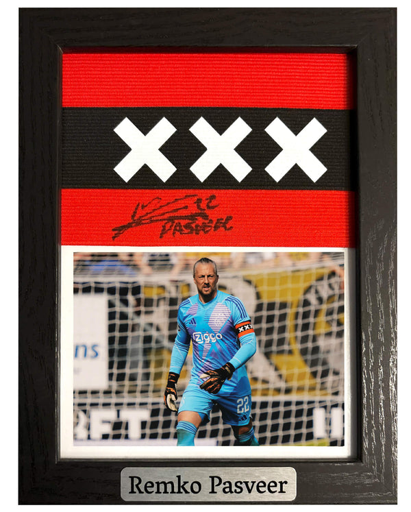 Remko Pasveer - Gesigneerde Ajax aanvoerdersband