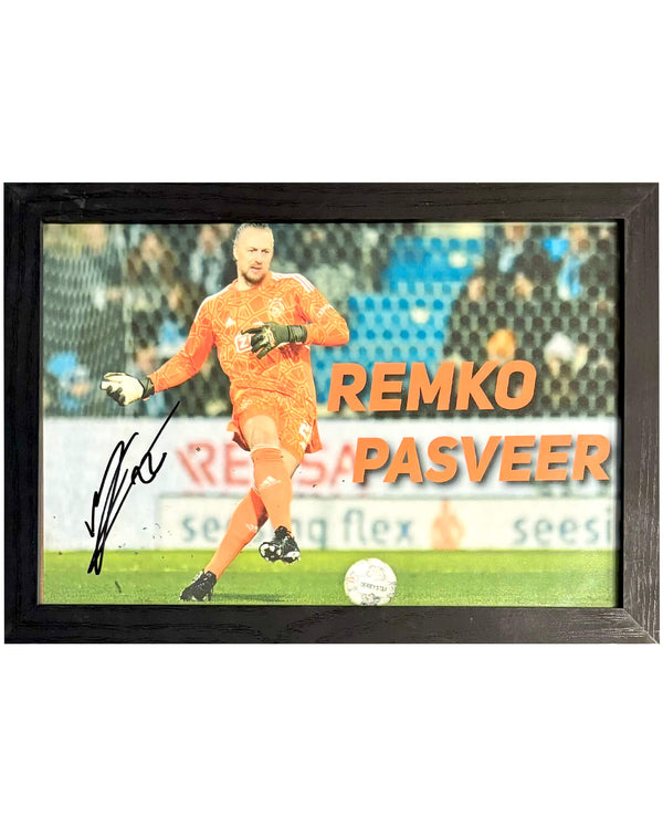 Remko Pasveer - Gesigneerde Ajax foto - 30x21