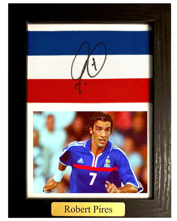 Robert Pirès - Gesigneerde Frankrijk aanvoerdersband