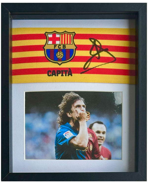 Carles Puyol - Gesigneerde FC Barcelona aanvoerdersband