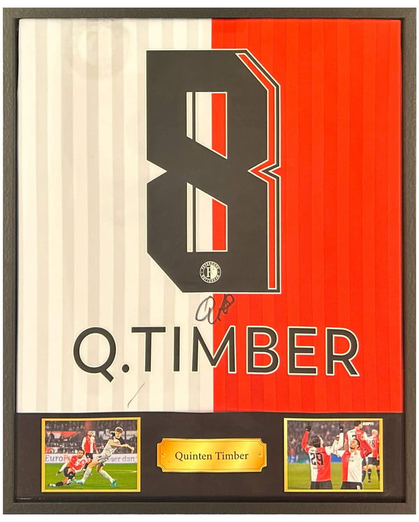 Quinten Timber - Gesigneerd Feyenoord thuisshirt