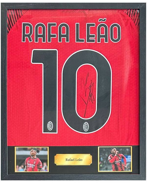 Rafael Leão - Signiertes AC Milan Heimtrikot