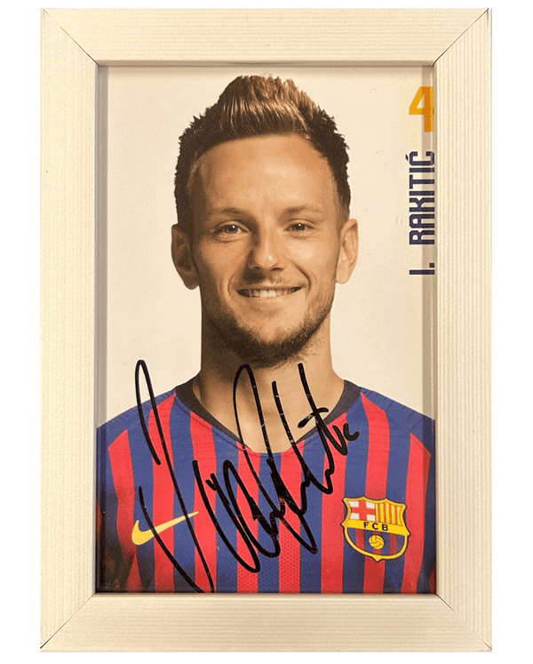 Ivan Rakitić - Signiertes Foto - Weiß - 12x17