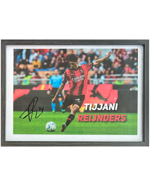 Tijjani Reijnders - Gesigneerde AC Milan foto - 30x21