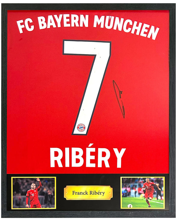 Franck Ribéry - Gesigneerd Bayern München thuisshirt 18/19