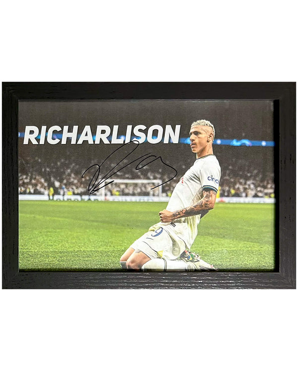 Richarlison - Gesigneerde Tottenham Hotspur foto - 30x21