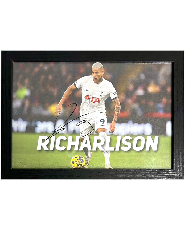 Richarlison - Gesigneerde Tottenham Hotspur foto - 30x21