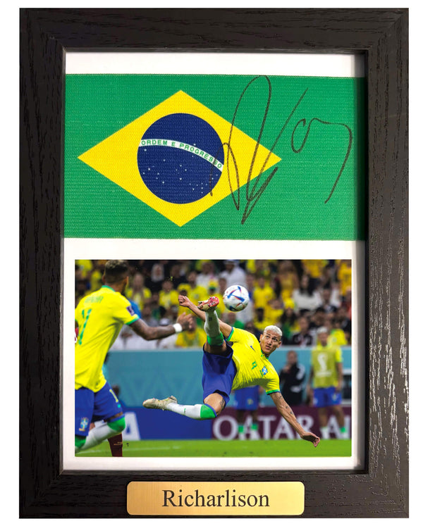 Richarlison - Gesigneerde Brazilië aanvoerdersband