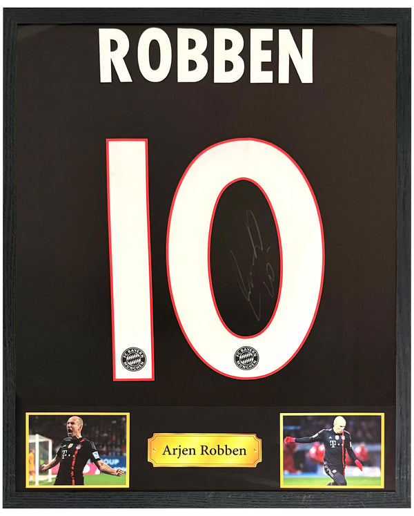 Arjen Robben - Gesigneerd Bayern München derde shirt 14/15