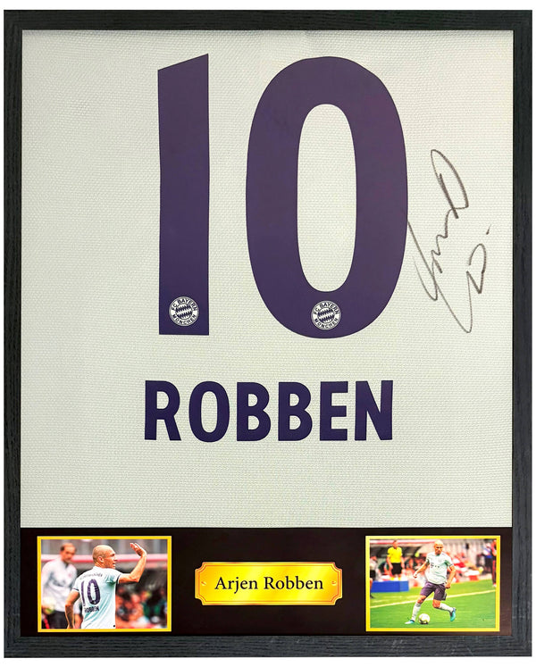 Arjen Robben - Gesigneerd Bayern München uitshirt 18/19